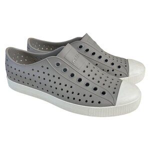 Native Shoes Jefferson Pigeon Grey Shell White Women's Slip-On Shoe